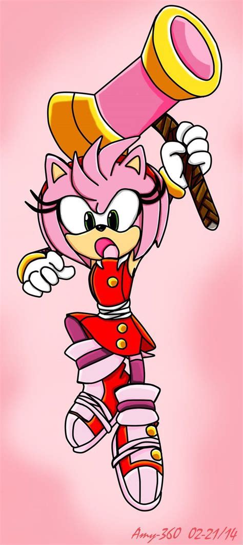 EAT HAMMER! (Sonic Boom Amy) by AMY-360 | Amy rose, Sonic boom amy, Amy