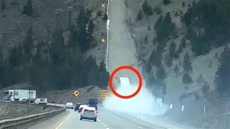 YIKES! Out-Of-Control Semi Hits A Runaway Truck Ramp Just In The Nick ...