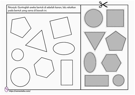 Gunting & Tempel: Geometri (2)