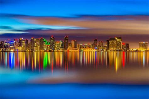 Downtown San Diego skyline 2017 | San diego skyline, Downtown san diego, San diego