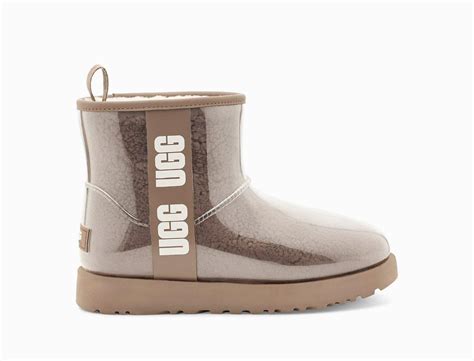 UGG Wool Classic Clear Mini in Natural / Chestnut (Brown) - Lyst