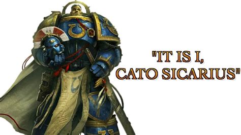 40 Facts & Lore on Cato Sicarius Warhammer 40k. - YouTube