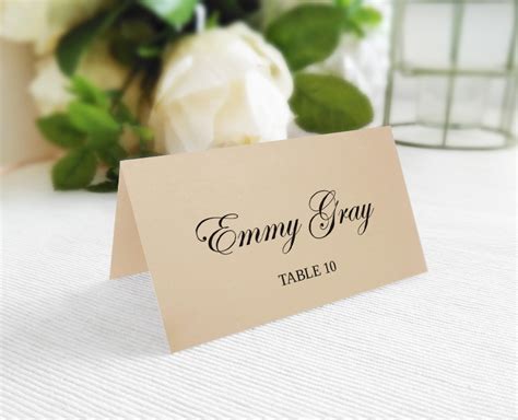 Personalized Placement Cards - LemonWedding