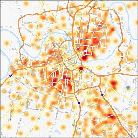 Nashville Crime Map - GIS Geography