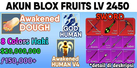 [BLOX FRUITS] Account Blox Fruits - Awaken Race ANGEL V4 (Awakened Race V4) Race Sky V4 ...