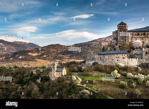 Sion, Switzerland - Valere castle Stock Photo - Alamy