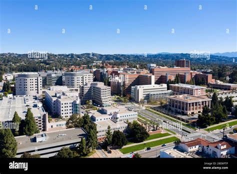 Aerial view of UCLA Medical center and campus in Westwood, Los Angeles Stock Photo - Alamy