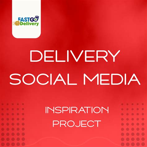 Delivery social media on Behance