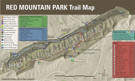 Trail Map – Red Mountain Park