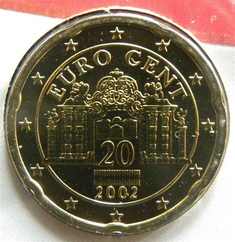 Austria 20 Cent Coin 2002 - euro-coins.tv - The Online Eurocoins Catalogue