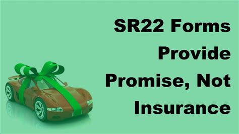 2017 Automobile Insurance Guide | SR22 Forms Provide Promise, Not Insurance - YouTube