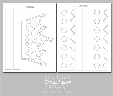 Printable King Crown Template