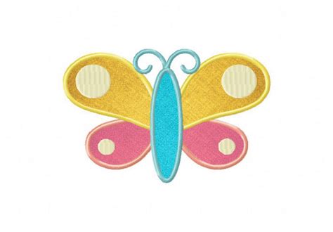 Butterfly includes Applique and Stitched – Daily Embroidery