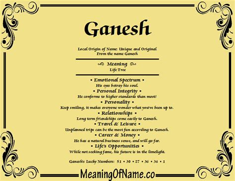 Meaning of name Ganesh | Ganesha meaning, Meant to be, Ganesh