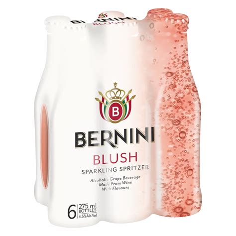 Bernini Blush 275ml Bottle 6 Pack