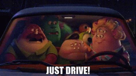 Monsters University Squishy GIF - Monsters University Squishy Just Drive - Discover & Share GIFs