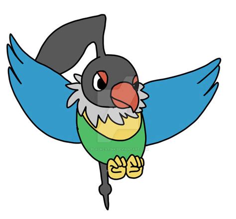 Pokemon Challenge - Chatot by BlackCatINK on DeviantArt