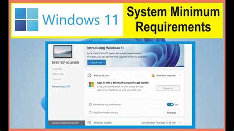 Requirements For Windows 11