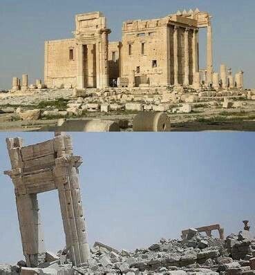 Palmyra, Syria, before and after ISIS. Ancient Ruins, Ancient History ...