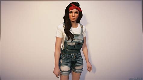 Download Custom Overalls for MP Female 0.9 - Denim Overalls for GTA 5