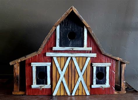 Barn Birdhouse - Etsy