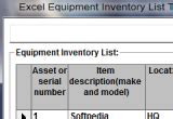 Excel Equipment Inventory List Template Software - Download