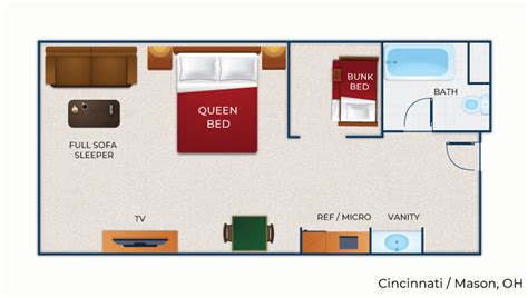 Wolf Den Suite (Standard) | Themed Suite | Great Wolf Lodge Cincinnati / Mason, OH