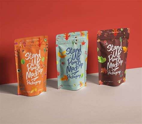 Free Stand-Up Pouch Mockups | Mockuptree