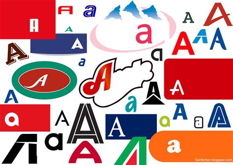 SanTTcheZ: Alphabet logo typographie: Lettre "A" bySTTZ