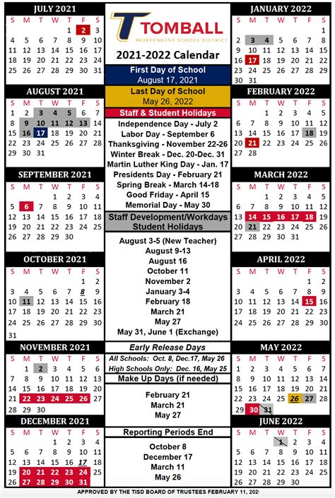 Tomball Isd Calendar 2022-2023 - December 2022 Calendar