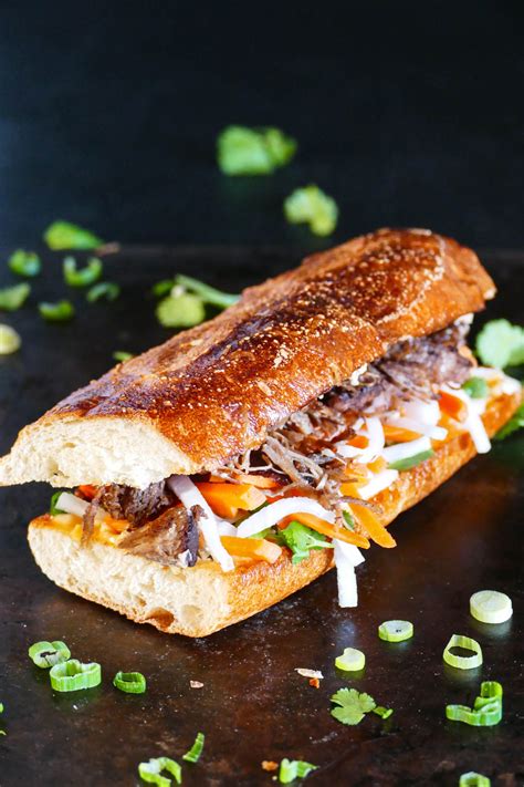 Instant Pot Banh Mi is a Vietnamese Pork Sandwich that has an explosion ...