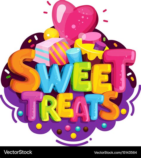 Sweet treats Royalty Free Vector Image - VectorStock