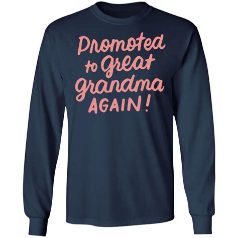 Promoted to great grandma sweatshirt - Bucktee.com