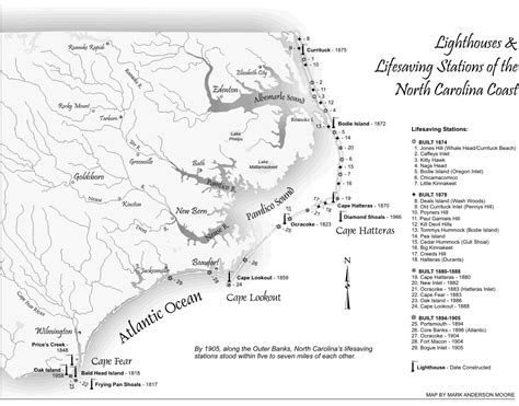 Lighthouses In New England Map - Map of world