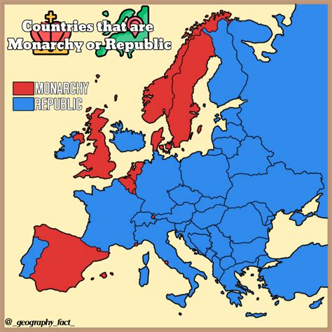 Countries that are Monarchy or Republic : r/MapPorn