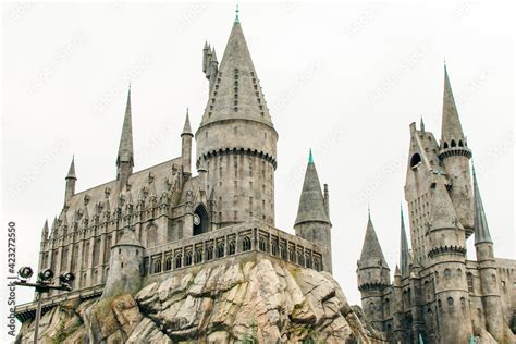 Los Angeles, USA - December, 2019 Hogwarts Castle, The Wizard World of ...