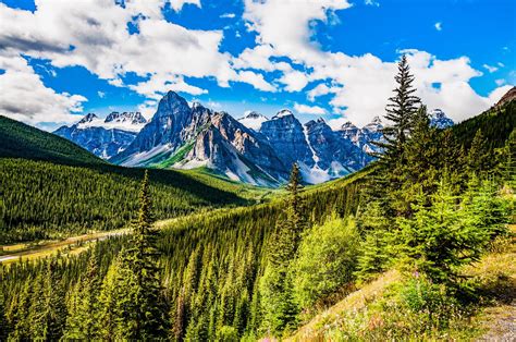 banff, National, Park, Alberta, Canada, Banff, Johnston, Canyon, Landscape Wallpapers HD ...