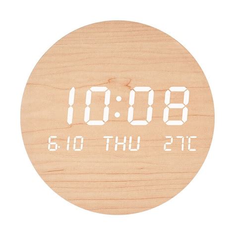 Wooden Aura LED Wall Clock | Premium Materials | Best Gift Choice