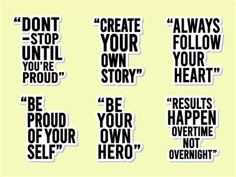 motivational quote stickers bundle 9997428 Vector Art at Vecteezy