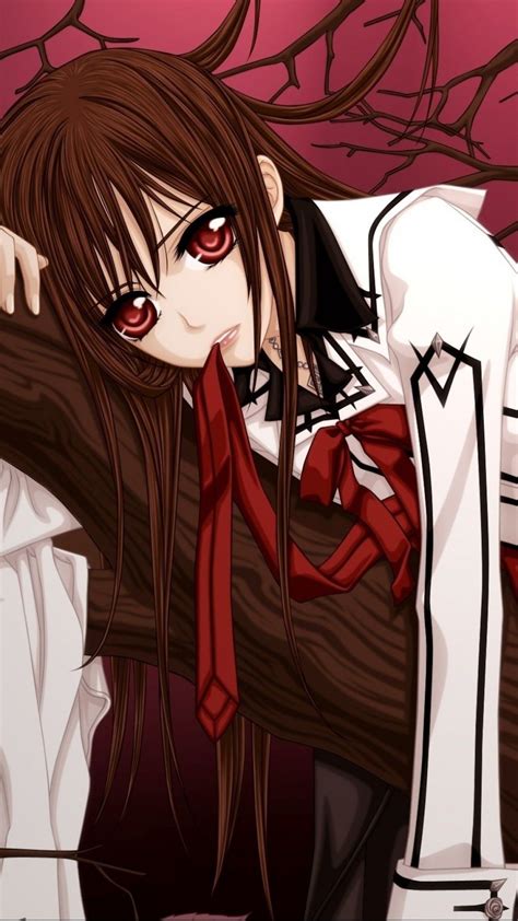 Anime Vampire Girl With Brown Hair