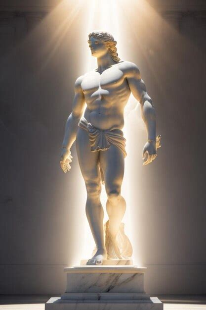 Premium AI Image | Statue of Apollo