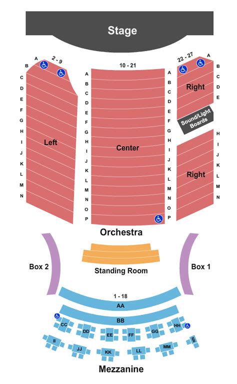 Xfinity Theatre Hartford Connecticut Seating Chart | Elcho Table