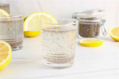 Lemon Chia Seed Water - Plant Based Jess