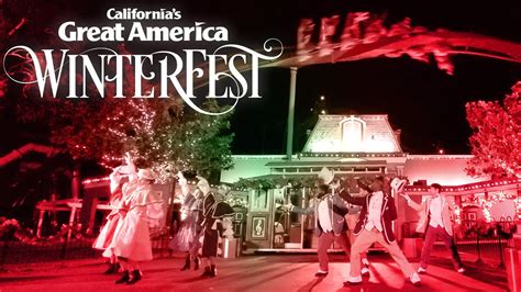 California's Great America Winterfest Walk-Through 2022 - YouTube