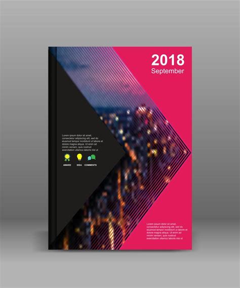 Business cover design template layout. Corporate magazine vector art ...