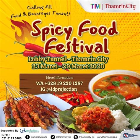 Spicy Food Festival Lobby Tunnel Thamrin City 23 - 29 Maret 2020 ...