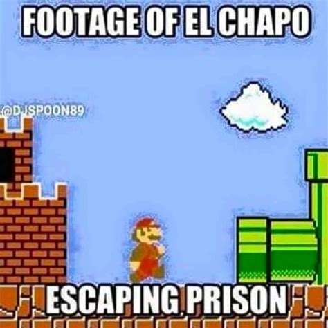 Footage of El Chapo escaping prison | El chapo, Funny quotes, Lol