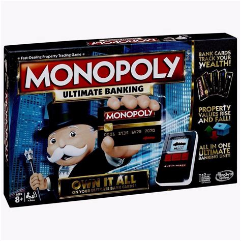 New Hasbro Monopoly Game ,Ultimate Banking Edition Electronic,Free fast ...