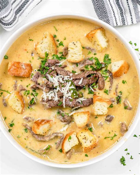 Philly Cheesesteak Soup - Jo Cooks