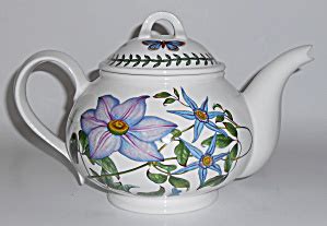 Portmeirion Pottery Botanic Garden Clematis Lg Teapot